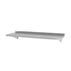 Hanging shelf on consoles, with two consoles 1400 x 400 x 250 mm POLGAST 382144 382144