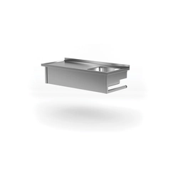 Hanging table with sink - compartment on the right side | 1200x600x300 mm