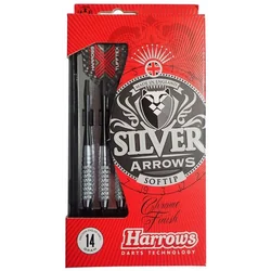 HARROWS SOFT SILVER ARROW Dartpfeile mit Kunststoffspitze 18g