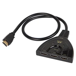 HDMI elosztó HDMI DUGÓ- 3 ALJZATOK