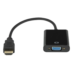 HDMI-kontakt-VGA-uttag+uttag övergång