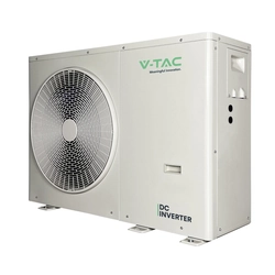 Heat pump Monoblock 10kW, 1F, R32, heater 3kW; VT-M10KW-P1H3-W, V-TAC