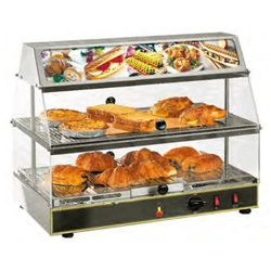 Heated showcase with neon ROLLER GRILL 2x GN 1/1 777124