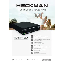 Heckman RLFP51100A (almacenamiento de energía Rack 3U)