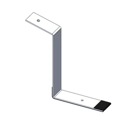 High bracket for flat roof, non-invasive construction with ballast