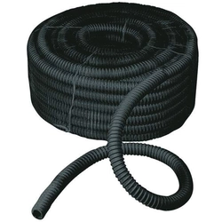 High-strength spiral tube black 320N self-extinguishing PVC + 5 ° C + 60 ° C PV UV fi 25 / 30m /