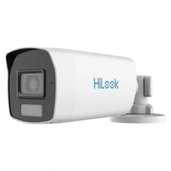 Hikvision HiLook Turbo HD Camera, Color Vu, 2MP, Lens 2.8mm, IR 40m, White Light 40m, Microphone, IP66 - THC-B229-LS