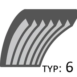 Hnací řemen Pohon nože Yt5110 Le14-38-Pb-Y Trhové elektrické sekačky na trávu /19X510/ Nz456