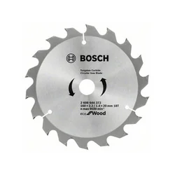 Hoja de sierra circular Bosch 160 x 20 mm | número de dientes: 18 db | ancho de corte: 2,2 mm