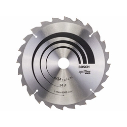Hoja de sierra circular Bosch 254 x 30 mm | número de dientes: 24 db | ancho de corte: 2 mm