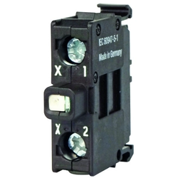 Holder M22-LEDC-G green LED mounted to the bottom