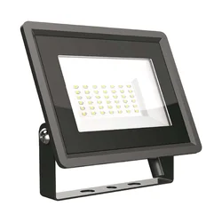 Holofote LED - IP65 - Corpo preto - 30 Watts - 2510 Lúmens - 4000K