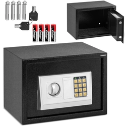 Home electronic safe with code and key 35x25x25 cm