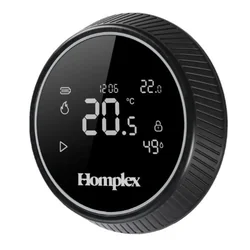 Homplex NX1 Έξυπνος προγραμματιζόμενος θερμοστάτης περιβάλλοντος WiFi - Μαύρο