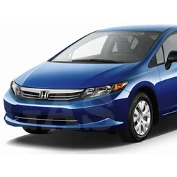 Honda Civic Sedan - Хромирани ленти Решетка Хромирана фиктивна настройка на бронята