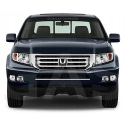 Honda Ridgeline - Calandre à bandes chromées, réglage du pare-chocs factice chromé