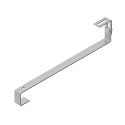 Hook holder S45 adjustable: 450*30*4mm /sloping roof