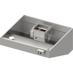 Horecakap met ventilator en verlichting, schuin 280x90 Stalgast 984140928