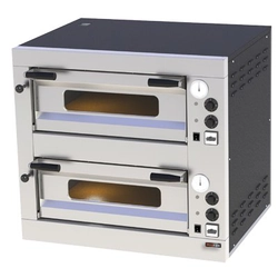 Horno para pizza 2-Kom 2x 55x55 cm 400V Redfox 00021882