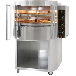 HORNO PISA GAS ROTATIVO 2 CÁMARA + BASE