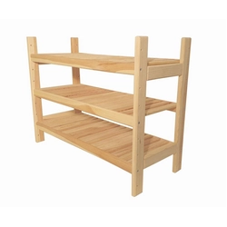 Houten plank, 3 planken, 60 x 80 x 33 cm