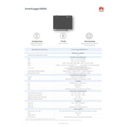 HUAWEI SmartLogger 3000A bez PLC-a