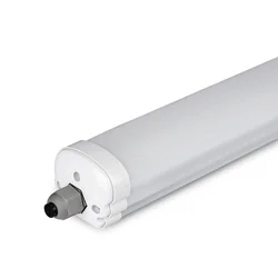 Hvide LED-lægtebeslag - G-serien - IP65 - 48W - 5760 Lumens - 6500K - 150CM