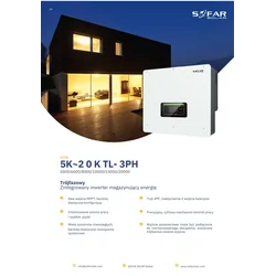 Hybridný menič HYD6KTL-3PH s Wifi&DC (trojfázový)