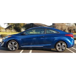 HYUNDAI ELANTRA COUPE - CHROME strips on decorative chrome side doors