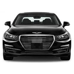 Hyundai Genesis G90 - Calandre à bandes chromées, réglage du pare-chocs factice chromé