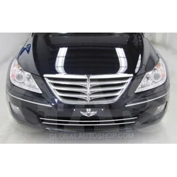 Hyundai Genesis Seden - Chrome Strips Grill Chrome Dummy Bumper Tuning