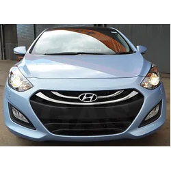 Hyundai I30 - Chrome Strips Grill Chrome Dummy Bumper Tuning