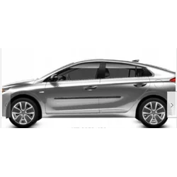 Hyundai Ioniq - Frisos das portas laterais PRETO