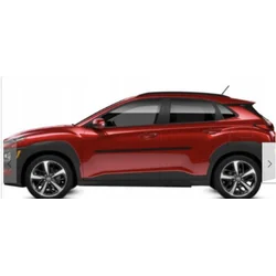 Hyundai KONA - BLACK Side Door Moldings