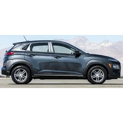 HYUNDAI KONA - CHROME juostos ant chromuotų šoninių durų