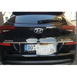 Hyundai TUCSON 2019+ CHROME STRIP ON THE FLAP ABOVE THE TAB