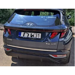 Hyundai TUCSON IV 2020+ CHROME STRIP on the Rear Hatch