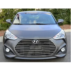 Hyundai Veloster Turbo-Chrome Strips Grill Chrome Dummy Bumper Tuning