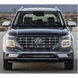 Hyundai Venue - Chromowane Listwy Grill Chrom Atrapy Zderzaka Tuning