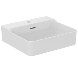 Ideal Standard Conca sink, with tap hole, 500x450, with overflow