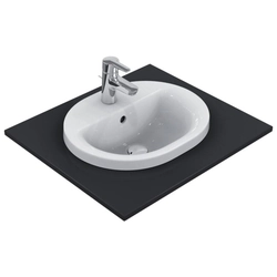 Ideal Standard Connect washbasin recessed into the countertop 48cm