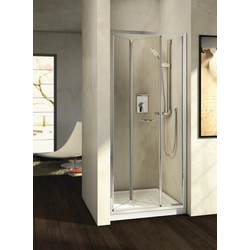 Ideal Standard Kubo shower door - 80 cm - broken - transparent glass