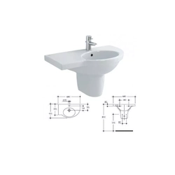 Ideal Standard Lavabo piccolo sx 68cm T077001