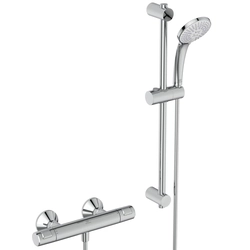 Ideal Standard thermostatic shower tap, Ceratherm T25 with IdealRain shower set