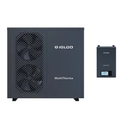 IGLOO MultiTherma warmtepomppakket 12 kW + MultiTherma BASIC binnenunit 5-15 Igloo PCM 100 + HMB-15-50