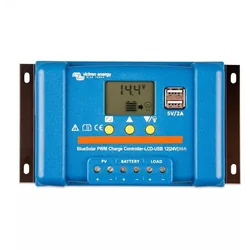 Įkrovimo valdiklis VICTRON ENERGY BlueSolar PWM-LCD&USB 12/24V - 30A (SCC010030050)