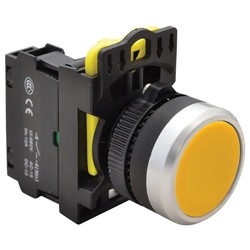 Illuminated control switch NYK3-LY yellow