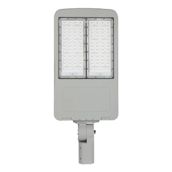 Iluminação pública LED cinza - 140lm/w - Samsung - IP65 - 200W - 28000 Lúmens - 5700K - 5 Anos