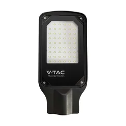 Iluminação pública LED - Iluminação pública fina - IP65 - Preto - 50 Watts - 4270 Lúmens - 6500K - Número do modelo: - VT-15057ST