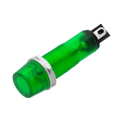 INDICADOR de neón 6mm (verde) 230V 1 pieza